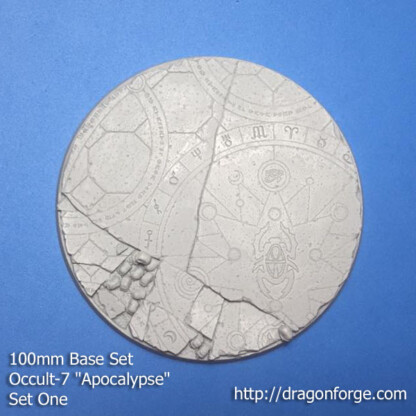Occult-7 Apocalypse 100 mm Base Set Set One (1) Package of 1 base
