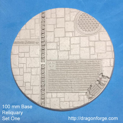 Reliquary 100 mm Round Base Set One (1) Package of 1 base
