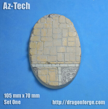 AZ-TECH 105 mm x 70 mm Oval Base Set One (1) Az-Tech 105 mm x 70 mm Oval Base Set One (1) Package of 1 base