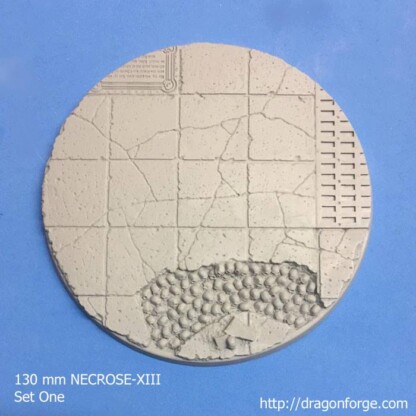 NECROSE-XIII 130 mm Round Base Set One (1) Package of 1 base