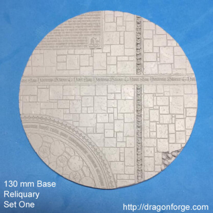 Reliquary 130 mm Round Base Set One (1) Package of 1 base