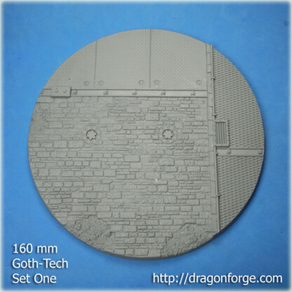 Goth-Tech 160 mm Round Base Set One 160 mm Round Base Goth - Tech Set 1 Package of 1
