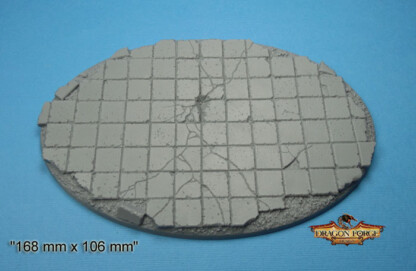 Ancient Ruins Ancient Ruins 170 mm X 105 mm Oval Base Set One (1) Package of 1 base