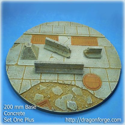 Concrete 200 mm Round Base Set One (1) Concrete 200 mm Round Base Set One (1) Package of 1 Base