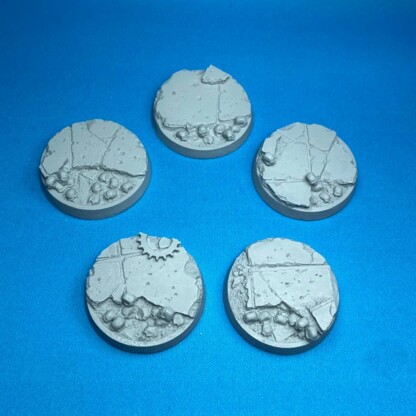 NECROSE-XIII 40 mm Round Base Set One (1) Package of 5 bases