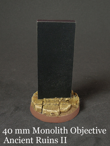 Ancient Ruins 40 mm Monolith Objective Set One (1) Package of 1 Objective Marker