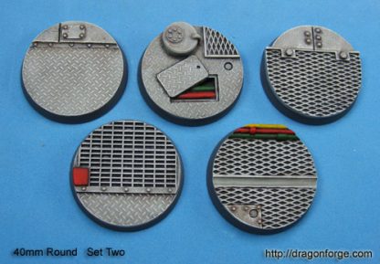 Tech-Deck 40 mm Round Base Set Two (2) Package of 5 bases