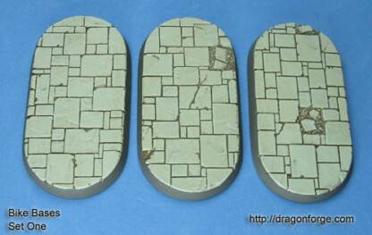 Sanctuary 40 mm x 75 mm Bike Bases Set One (1) Package of 3 bases