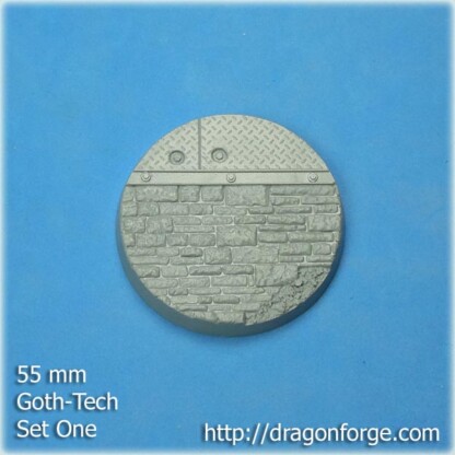 Goth-Tech 55 mm Round Base Set One (1) 55 mm Round Base Goth-Tech Set One Package of 1