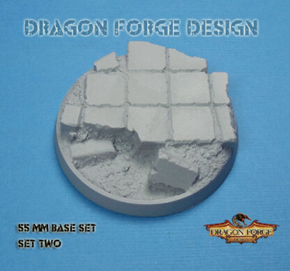 Ancient Ruins Ancient Ruins 55 mm Round Base Set Two (2) Package of 1 base