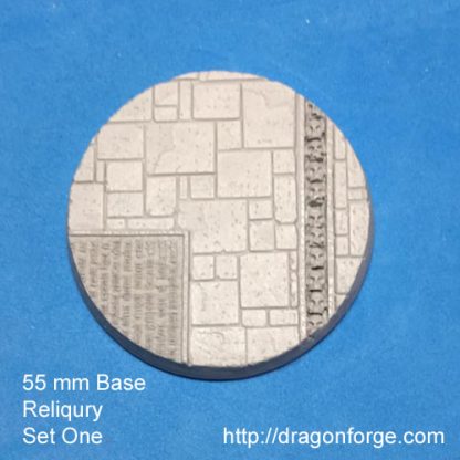 Reliquary 55 mm Round Base Set One (1) Package of 1 base
