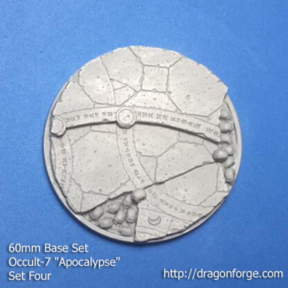 Occult-7 Apocalypse 60 mm Base Set Set Four (4) Package of 1 base