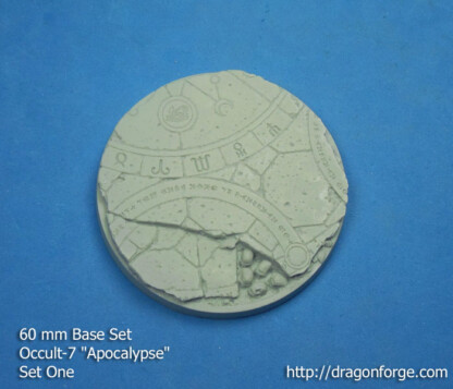 Occult-7 Apocalypse 60 mm Base Set Set One (1) Package of 1 base