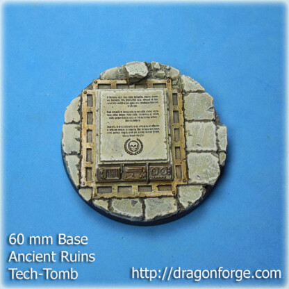 Ancient Ruins Ancient Ruins 60 mm Tech Tomb Round Set Five (5) Package of 1 base