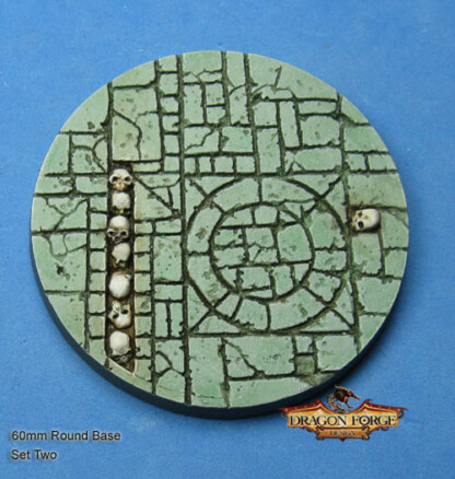 Desecrated Lands 60 mm Round Base Set Two (2) Desecrated Lands 60 mm Round Base Set Two (2) Package of 1 base