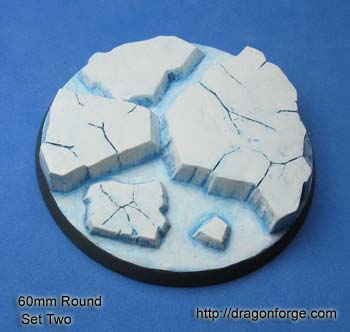 60 mm Round Base Ice World Set 2 Package of 1
