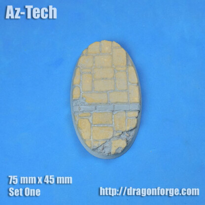 Az-Tech 75 mm x 42 mm Oval Base Set One (1) Package of 1 base