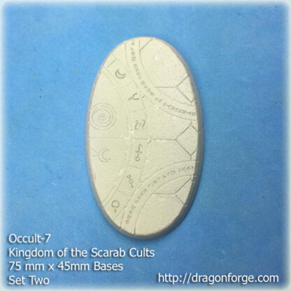 Occult-7 75 mm x 42 mm Oval Base Set Two (2) Occult-7 75 mm x 42 mm Base Set Set Two (2) Package of 1 base