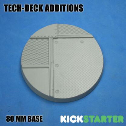 Tech-deck 80 mm Round Base Set One (1) Package of 1 base