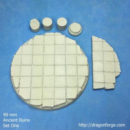 Ancient Ruins Ancient Ruins 90 mm Round Base Set One (1) Package of 1 base