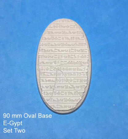 E-Gypt 90 mm x 52 mm Oval Base Set Two (2) E-Gypt 90 mm x 52 mm Oval Base Set Two (2) Package of 1 base