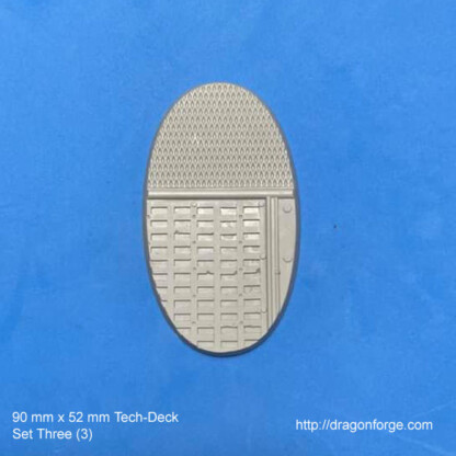 Tech-Deck 90 mm X 52 mm Oval Base Set Three (3) Package of 1 base