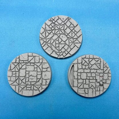 Desecrated Lands 50 mm Round Base Set One (1) Desecrated Lands Desecrated Lands 50 mm Round Base Set Set One (1) Package of 3 bases