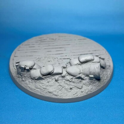 No Man's Land Trench Boards 130 mm Round Base Set One (1) Package of 1 base