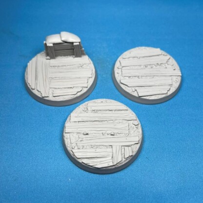 No Man's Land Trench Board 50 mm Bases Set Set Two (2) Package of 3 bases
