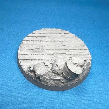 No Man's Land Trench Boards 80 mm Round Base Set One (1) Package of 1 base