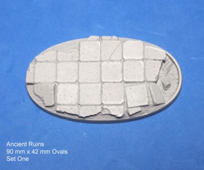 Ancient Ruins 90 mm X 52 mm Oval Base Set One (1) Ancient Ruins Ancient Ruins 90 mm X 52 mm Oval Base Set One (1) Package of 1 base