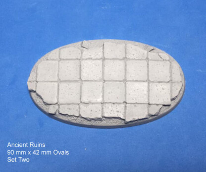 Ancient Ruins Ancient Ruins 90 mm X 52 mm Oval Base Set Two (2) Package of 1 base