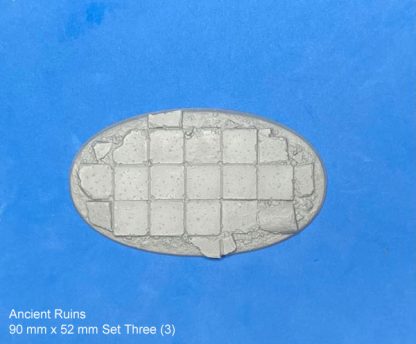 Ancient Ruins 105 mm x 70 mm Oval Base Set One (1) Ancient Ruins Ancient Ruins 105 mm x 70 mm Oval Base Set One (1) Package of 1 base
