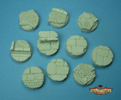 Az-Tech 25 mm Round Base Set Two (2) Package of 10 bases