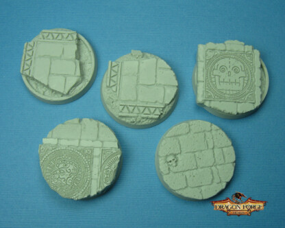 Az-Tech 40 mm Round Base Set Three (3) Package of 5 Bases