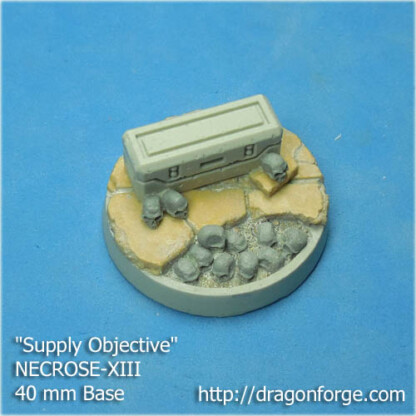 NECROSE-XIII NECROSE XIII 40 mm Round Base Supply Objective Set One (1) Package of 1 base