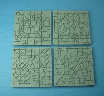 Desecrated Lands 2 x 2 Square Tiles Diorama Details Set One (1) Desecrated Lands 2 x 2 inch Square Tiles Set One (1) Package of 4 tiles For building terrain