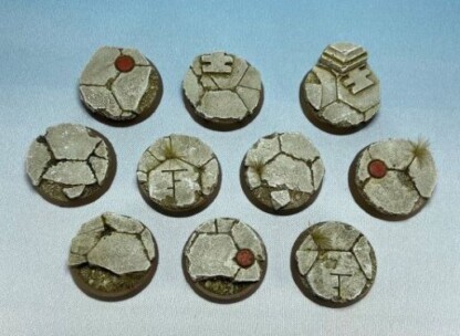 Lost Empires 32 mm Round Base Set One (1) Package of 10 bases