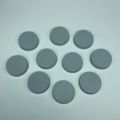 25 mm Base Blank Solid Set One (1) Package of 10 blanks