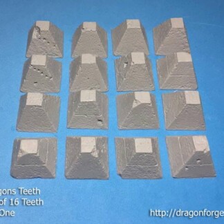 Dragons Teeth Terrain Set of 16 pieces Set One (1)