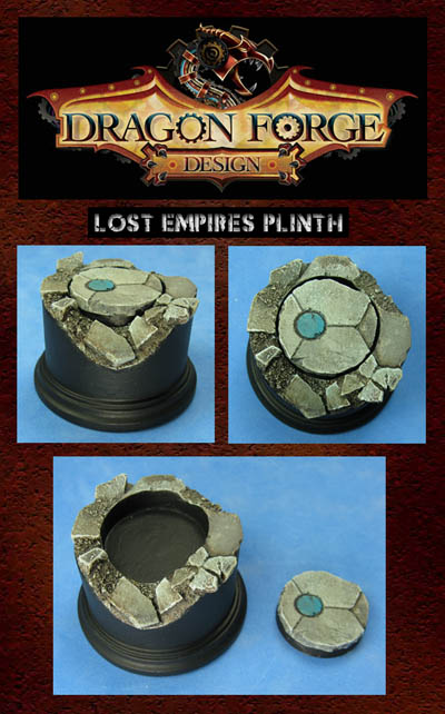 Lost Empires Display Plinth 25 mm Hero Base 40 mm Display Plinth Package of 2 pieces