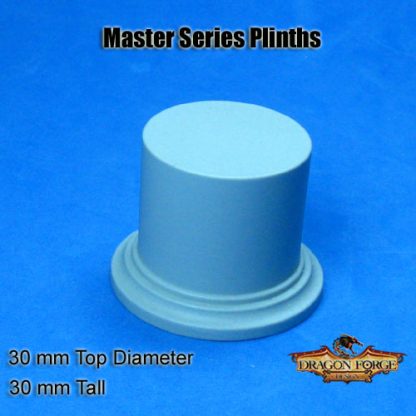 Master Series Plinth 30 mm Top Diameter 30 mm Tall Master Series Display Plinth 30 mm Top Diameter 30 mm Tall Package of 1 Plinth