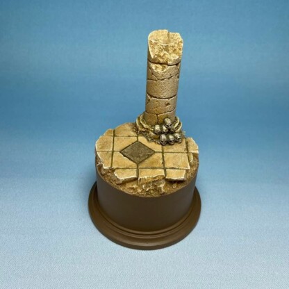 Ancient Ruins Display Plinth 50 mm top display area diameter Set One (1) Package of 4 pieces