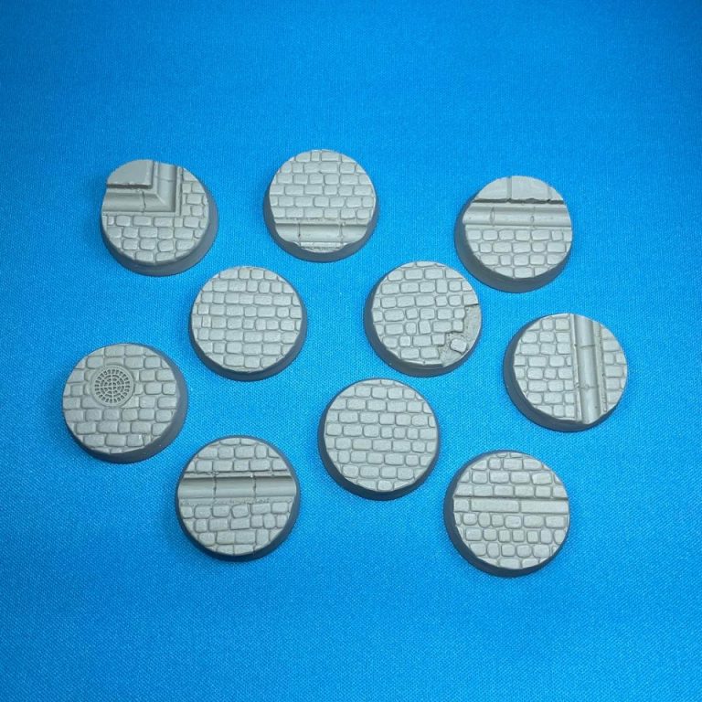 Cobblestone 28 Mm Round Base Set One 1 Dragon Forge Design