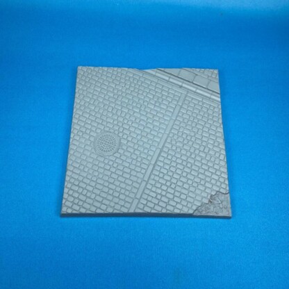 100 mm x 100 mm Square Bases Cobblestone Streets Set One (1) Package of 1 Bases