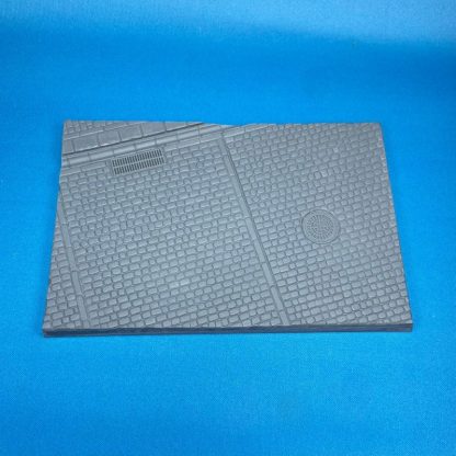 100 mm x 150 mm Square Bases Cobblestone Streets Set One (1) Package of 1 Bases