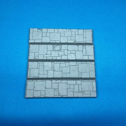 20 mm x 80 mm Square Bases Temple Set One (1) Package of 4 Bases