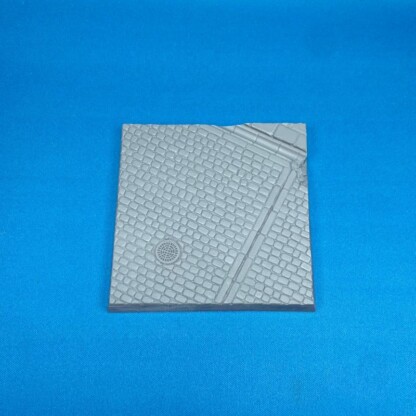 80 mm x 80 mm Square Bases Cobblestone Streets Set One (1) Package of 1 Bases