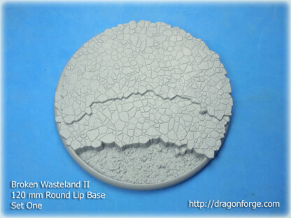 Broken Wastes 120 mm Base with Round Lip Set Two (2) 120 mm Base with Round Lip Broken Wastes Set Two (2) Package of 1 Base