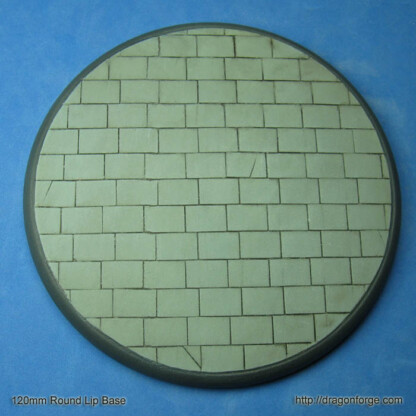 120 mm Base with Round Lip Stone Floor Set One (1) Package of 1 Base